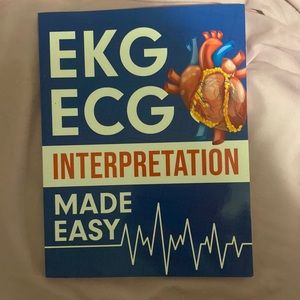 EKG interpretation book, not written in